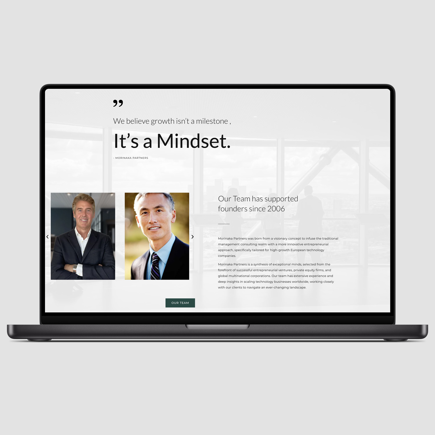 Pantallazo Morinaka Partners