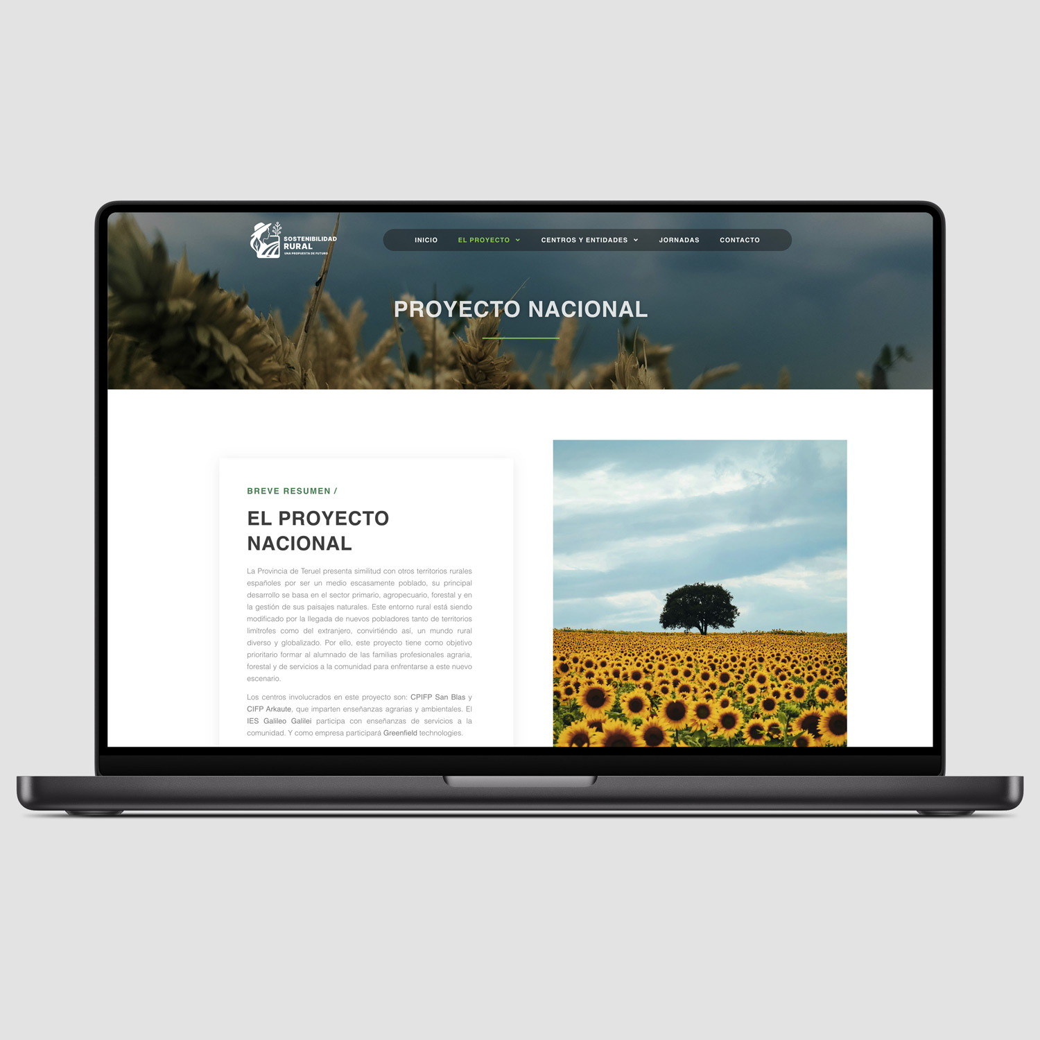 Pantallazo Sostenibilidad Rural